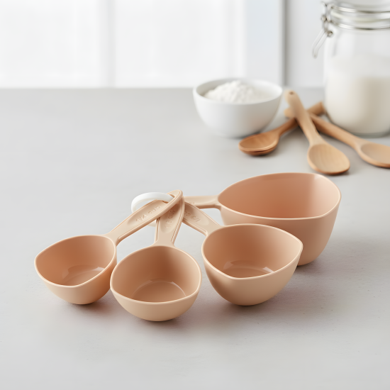 Plastic Measuring Cup Set - 4 Pcs